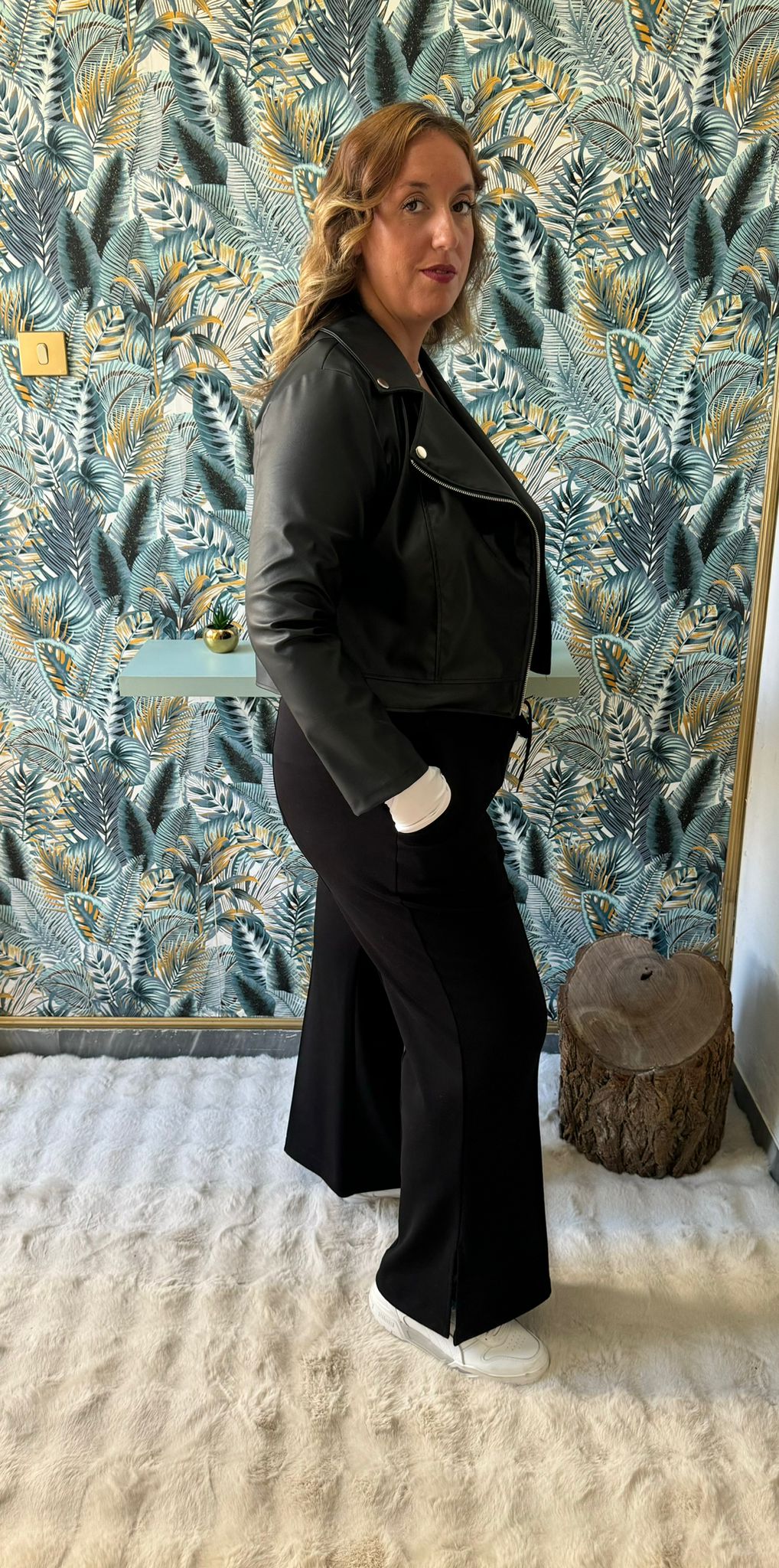 Chiodo EcoPelle nero