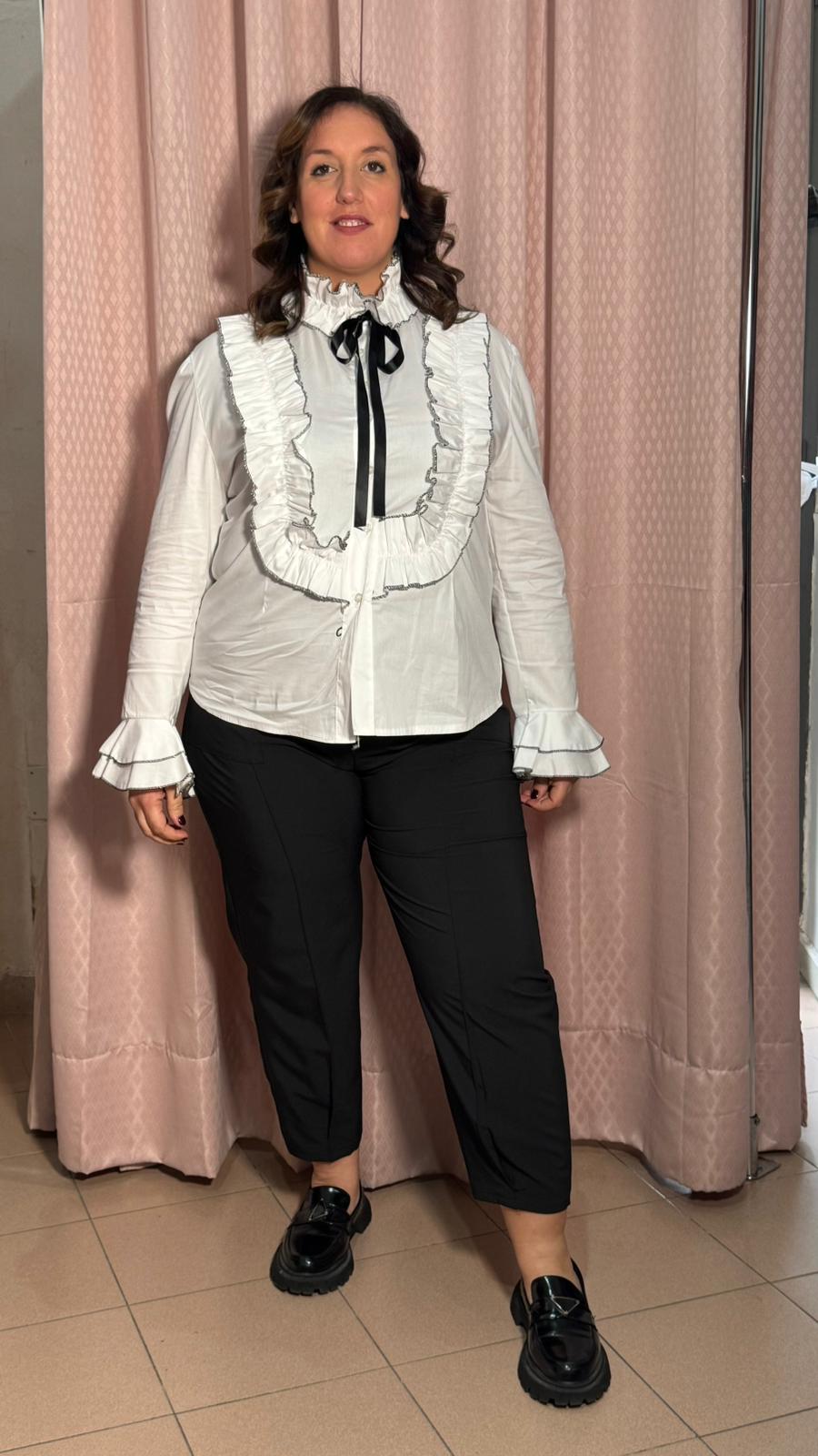 Pantalone Nero con Pens