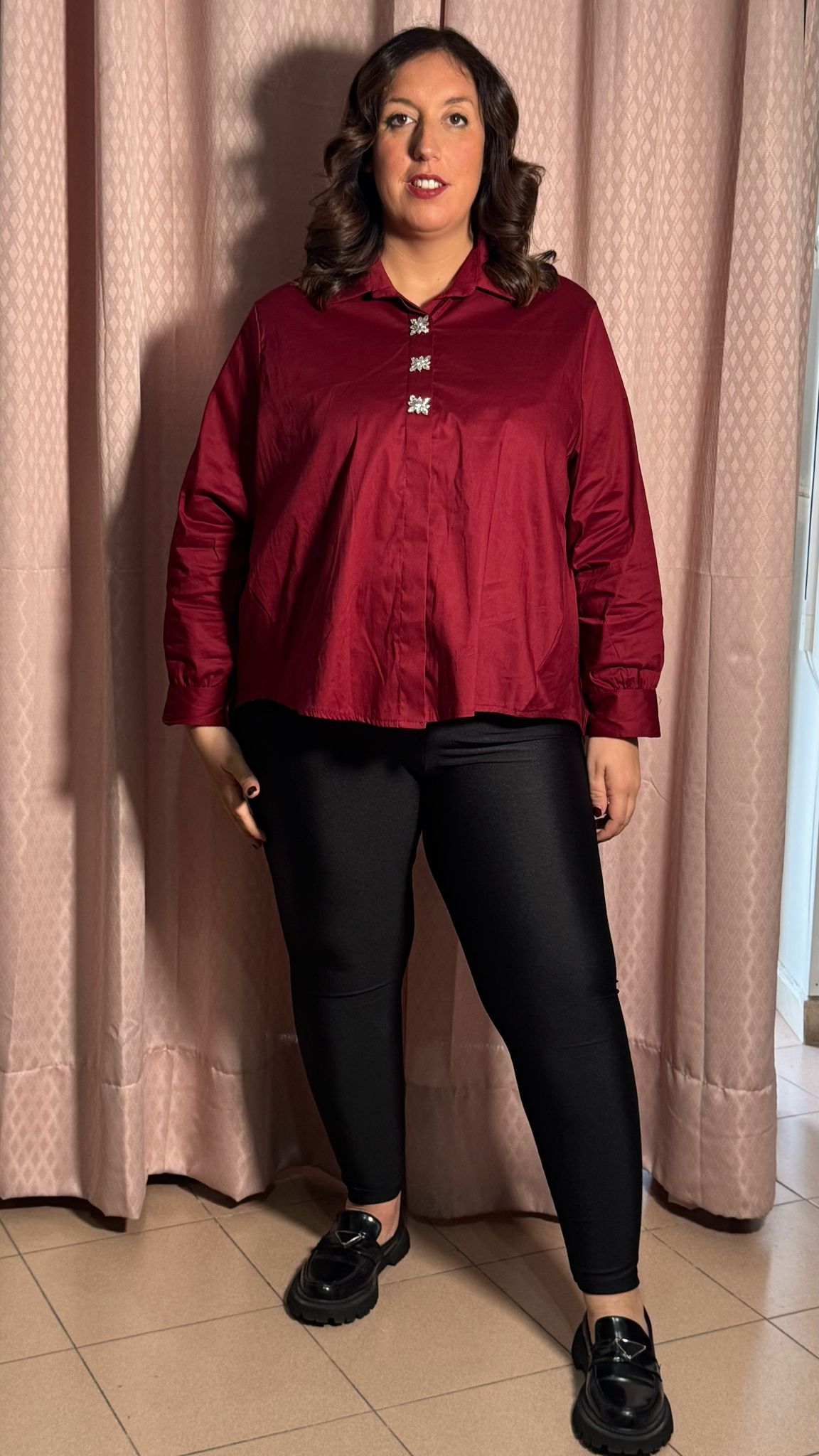 Camicia Bordeaux Princess