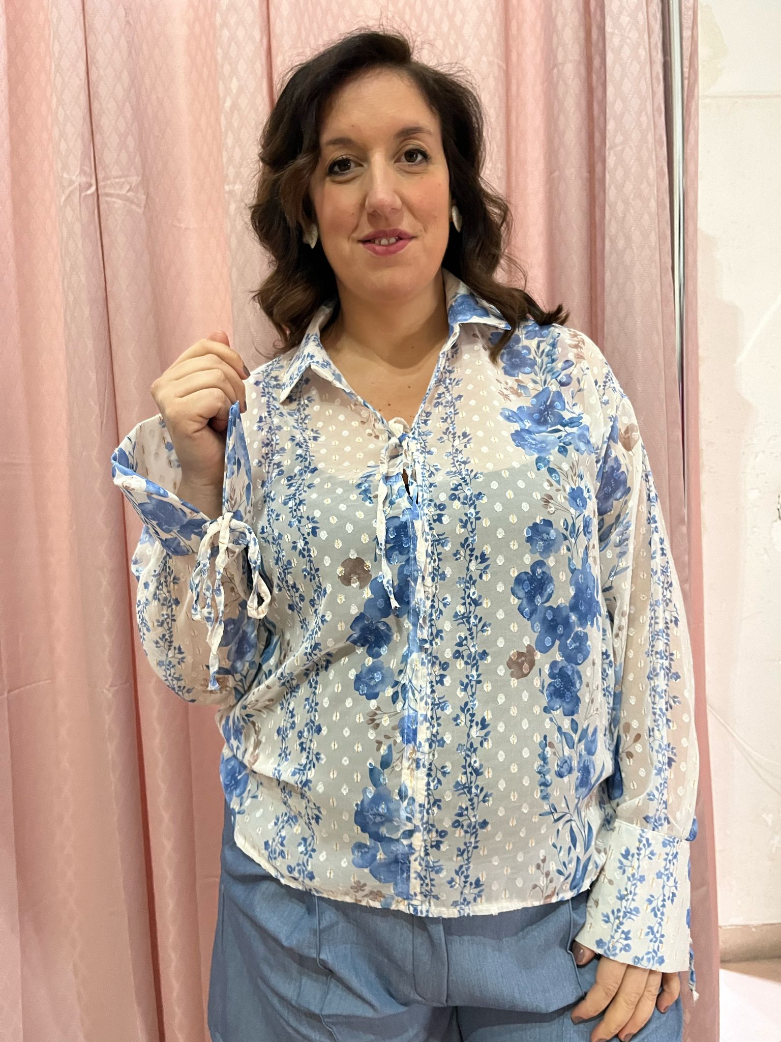 Camicia Botticelli Celeste