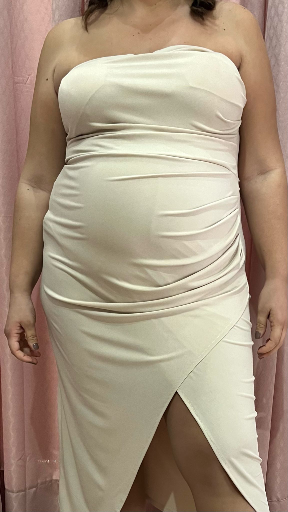 Abito fascia Beige