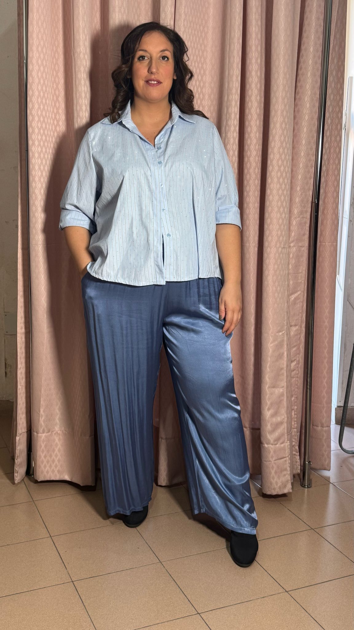 Camicia righe Blue e Bianco