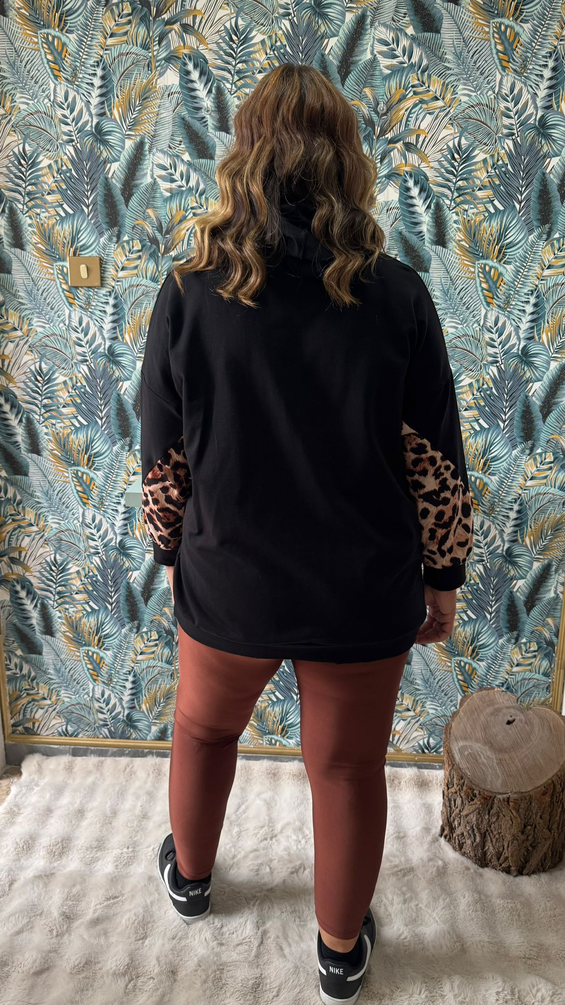 Leggins lycra Marrone